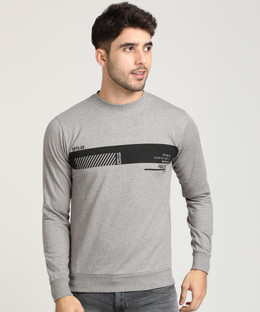 Full Sleeve Printed Men Sweatshirt 