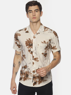 Bene Kleed Men Floral Print Casual 