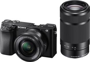 SONY Alpha ILCE-6100Y APS-C Mirrorless Camera with Dual Lens 16-50 mm & 55-210 mm Zoom Featuring Eye A...