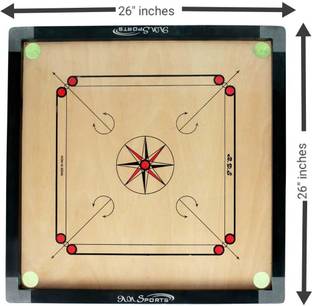 Jd Sports Dull Tournament Quality 26 Inch Carrom Board Buy Jd
