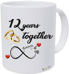 Blinknshop Happy 12th Marriage Anniversary 12 Year Love Ceramic Coffee Mug Price In India Buy Blinknshop Happy 12th Marriage Anniversary 12 Year Love Ceramic Coffee Mug Online At Flipkart Com