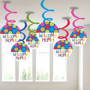 Skywalk Multicolor Welcome Home Banner