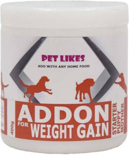 PET LIKES ADDON Weight Gain for Puppies 400g (Results In 3 Weeks) Chicken, Sea Food 0.4 kg Dry Adult, ...
