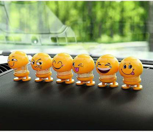car dashboard emoji toys