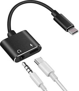 Tucci Black 2 In 1 Type C 3 5mm Headphone Audio Charger Adapter Splitter Supports Oneplus 7 Pro 7 6t Samsung Plus All Smartphones Dash Warp Charging Not Supported Phone Converter