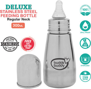 buddsbuddy steel feeding bottle