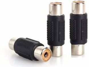 Sri Sakthi Infotech Female To Rca Female Audio Video Av Cable Coupler Adaptor Connector 3 Rca Female To Female Rca Tconnectors Wire Connector Price In India Buy Sri Sakthi Infotech Female