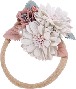 newborn floral headband