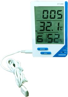 Outdoor Mini Temperature Monitor Humidity Gauge for Room with Alarm Clock Tohsssik Indoor Digital Thermometer Home Hygrometer 