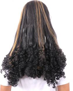 Honbon Curls/curly hair wig with hair band 14-16 inch (black) Hair Extension  Price in India - Buy Honbon Curls/curly hair wig with hair band 14-16 inch ( black) Hair Extension online at 