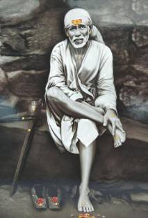 Shirdi Saibaba Wallpapers canvas print art large size painting Poster For  Living Room,Bedroom,Office,Kids Room,Hall Canvas Art - Art & Paintings  posters in India - Buy art, film, design, movie, music, nature and