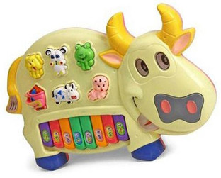 cow piano toy