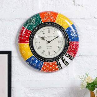 Satya Vipal Analog 30 Cm X 30 Cm Wall Clock Price In India Buy