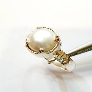 CEYLONMINE 7.00 ratti Pearl ring original & unheated gemstone ...