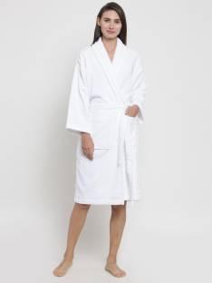 TRIDENT White Large Bath Robe