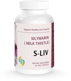 SHARRETS S-LIV ( Milk Thistle Herb Extract) 500mg x 60 Vegetable Capsules  Price in India - Buy SHARRETS S-LIV ( Milk Thistle Herb Extract) 500mg x 60  Vegetable Capsules online at 