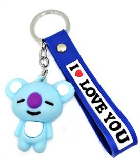 Blue Aura Cooky Bts Keychain Kpop Bts Bangtan Boys Cartoon