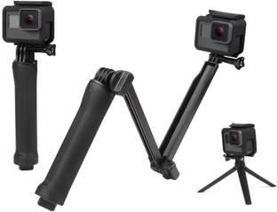 Explorer Go Pro 3 Way Grip Arm Foldable Selfie Stick Stabilizer Adjustable Monopod Mount Holder For Action Cameras And All Gopro Hero With Long Screw Tripod Kit Tripod Explorer Flipkart Com