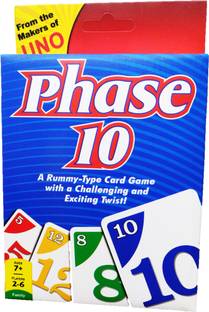 Mattel Phase 10 Party Fun Games Board Game Phase 10 Shop For
