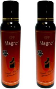 OPP Magnet No Gas Deodorant,150 ml each,pack of 2. Body Spray  -  For Men & Women