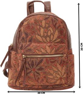 Punto Uno Small Backpack Bag Tan Color Pithu Bag For Girls And Women Collage Bag 12 L Backpack Tan Price In India Flipkart Com