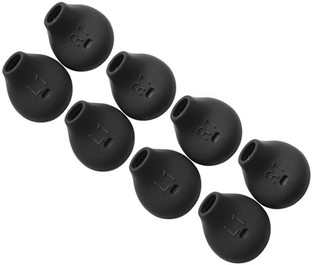 Black earbuds Anti-Slip Silicone 