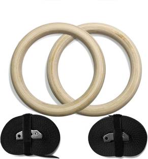 Wearslim Fitness Gymnastics Rings Roman Ring 100 120 Kg Capacity With 14 5ft Adjustable Buckle Straps For Cross Fitness Functional Training For Home Gym Full Body Workout Pilates Ring Price In India Buy