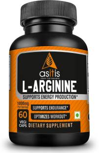 AS-IT-IS Nutrition L-Arginine 1000mg per serving, 30 servings |60 Capsules| Zero Fillers| LabTested