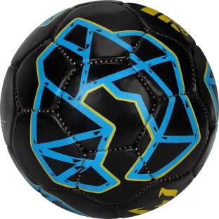 Vitoria X Spark Football Size-5 Black Color With Yellow & Blue Deign Football - Size: 5