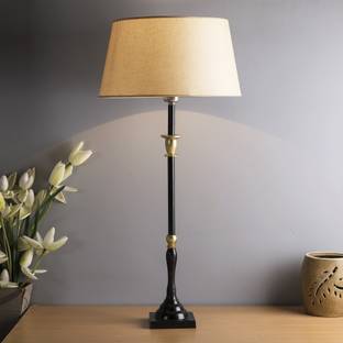 Homesake Classic Imperial Black Golden Candlestick Table Lamp