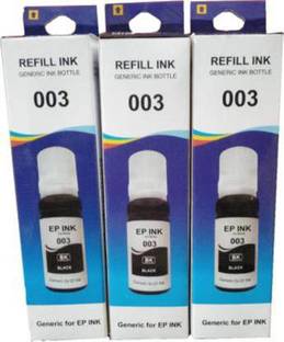 Splashjet 003 Refill Ink For Epson L3110 L3150 L3115 L3116 L1110 L3151 L3152 L3156 L5190 Printer Ink Bottle Black 70g X 2 Pa1347 Black Ink Bottle Splashjet Flipkart Com