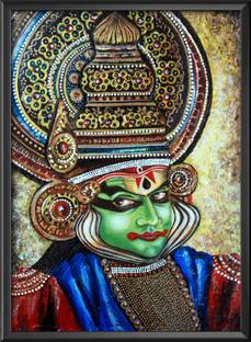 Art Factory Kathakali Canvas 24 Inch X 16 Inch Painting Price In