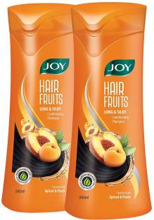 Joy Hair Fruits Long & Silky Conditioning Shampoo (Pack of 2 x 340 ml)