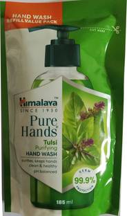 Himalaya Tulsi Purifying Hand Wash 185 Ml 2 Pack 2 Pack Of 185 Ml Hand Wash Pouch Price In India Buy Himalaya Tulsi Purifying Hand Wash 185 Ml 2 Pack 2