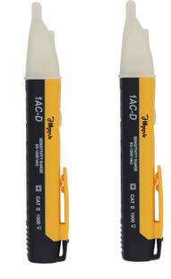 Hillgrove Pack Of 2 Electrical Non Contact Voltage Detector Tester Pocket Pen 90 1000v With Flashlight Beep Sound High Analog Voltage Tester Price In India Buy Hillgrove Pack Of 2 Electrical Non