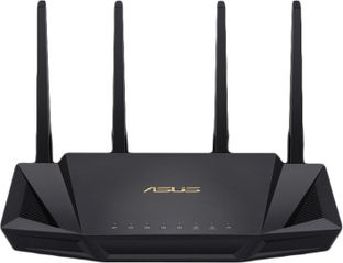 ASUS RT-AX3000 Wi-Fi 6 Router 2.4 GHz, 5 GHz 2976 Mbps Wifi Speed Dual Band External Antenna Access Point Mode(Black)