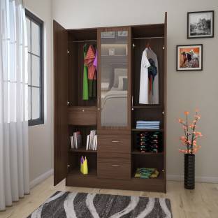 Flipkart Perfect Homes Julian Engineered Wood 3 Door Wardrobe Price In India Buy Flipkart Perfect Homes Julian Engineered Wood 3 Door Wardrobe Online At Flipkart Com