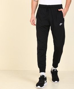NIKE Solid Men Black Track Pants - Buy 