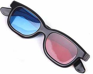 Jutek Plastic 3d Glasses Red Blue Home Tv Movie Theater Video