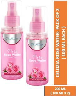 CELOZIA Rose Water-Pack of 2 (100 ML X 2)