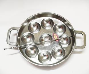 Harish Pure Iron Made 7 Cup Kuli Paniyaram Maker With Double Side Handle Price In India Buy Harish Pure Iron Made 7 Cup Kuli Paniyaram Maker With Double Side