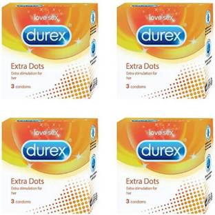 DUREX Extra Dots 3's x4 ( 12 condoms) Passion Raja value ...