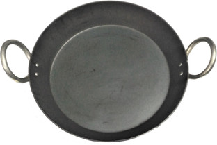 large flat frying pan