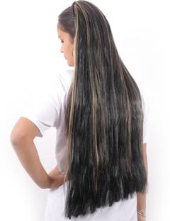 Honbon Long Shiny Straight Extension Wig (Black with highlights) for Women 30 inch Hair Extension Price in India - Buy Honbon Long Shiny Straight Extension Wig (Black with highlights) for Women 30 Honbon Long Shiny Straight Extension Wig (Black with highlights) for Women 30 inch Hair Extension Price in India - Buy Honbon Long Shiny Straight Extension Wig (Black with highlights) for Women 30