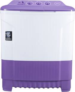 Godrej 7.5 kg Semi Automatic Top Load White, Purple
