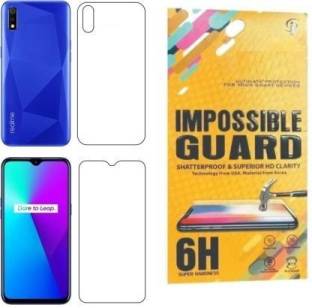 JBJ Front and Back Screen Guard for REALME C3