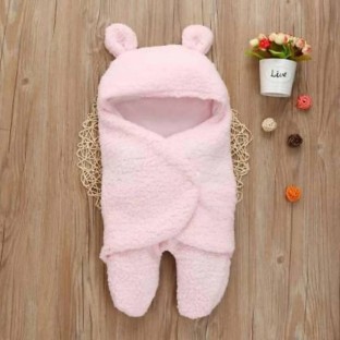 Pinhan Baby Cellular Blanket Pram & Travel Extra Soft Nursery Infant Boy Girl Swadding Basket Bed Sleeping Bag Blankets,Dark gray 
