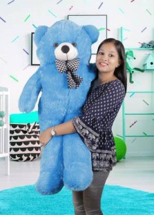 teddy bear sky blue colour