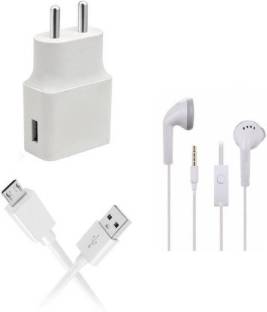 Rv Praman Wall Charger Accessory Combo for  compatible with Samsung Galaxy On8, Z2, On7, On Nxt, J7, O... 32 Ratings & 1 Reviews Pack of 3 White For  compatible with Samsung Galaxy On8, Z2, On7, On Nxt, J7, On7 Pro, S7 Edge, J7 Prime, J5 Prime, J5 2016, J2 2016, J7 2016, A9 Pro, On5 Pro, A8, J3 Pro, J2 Pro, Grand 2, Z3, A5 2016, A7 (2016), J3 2016, On5, J5, Note 4, On Nxt, J2 Ace, Z2, J1 Ace, A3 2016, S5, Note 3, Z1, J1 2016, Note 2, Grand Prime 4G, S4, Core 2 Duos, E5, A3, S3, E7 Charger 1 USB Port Wall Charger With 2.1 ampere 1 Meter Micro USB Cable Charging Cable Data Cable - WHITE Mobile Charger (White, Cable Included) With Earphones Contains: Wall Charger, Headphone ₹645 ₹999 35% off Free delivery