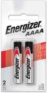 Energizer AAAA EN96 LR61 1.5v Miniature Alkaline Batteries 20 Pack 